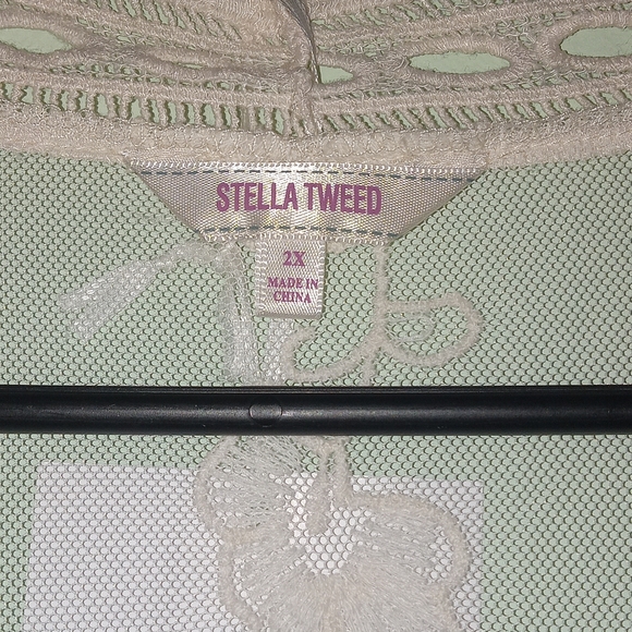 Stella Tweed Sheer White Lace Robe - Picture 5 of 5